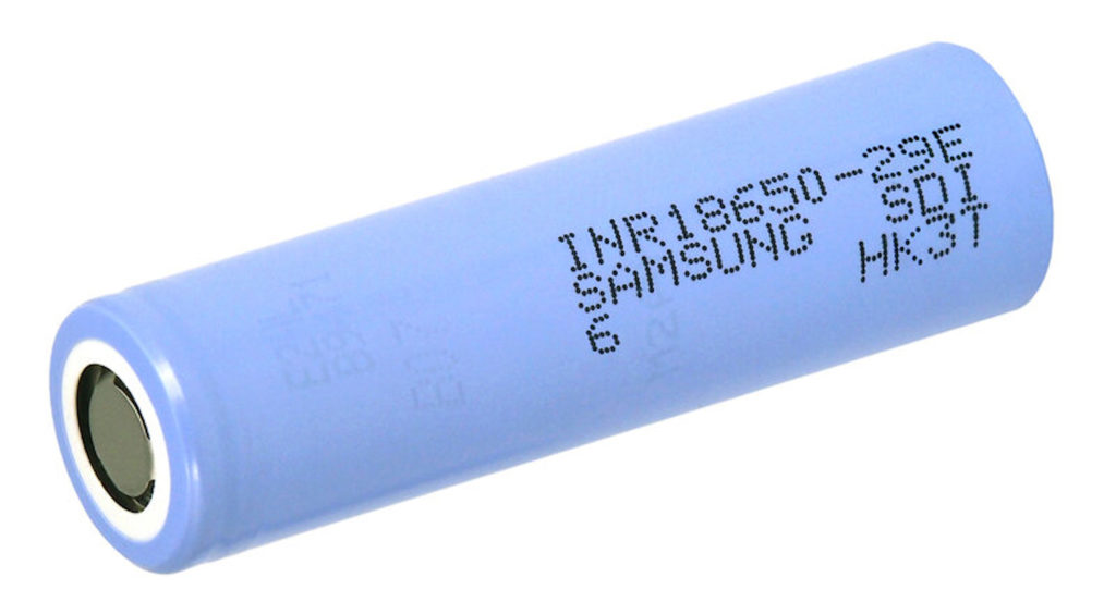 Originale Samsung INR1865029E 3,6V 2750mAh 8,25A flat top litio